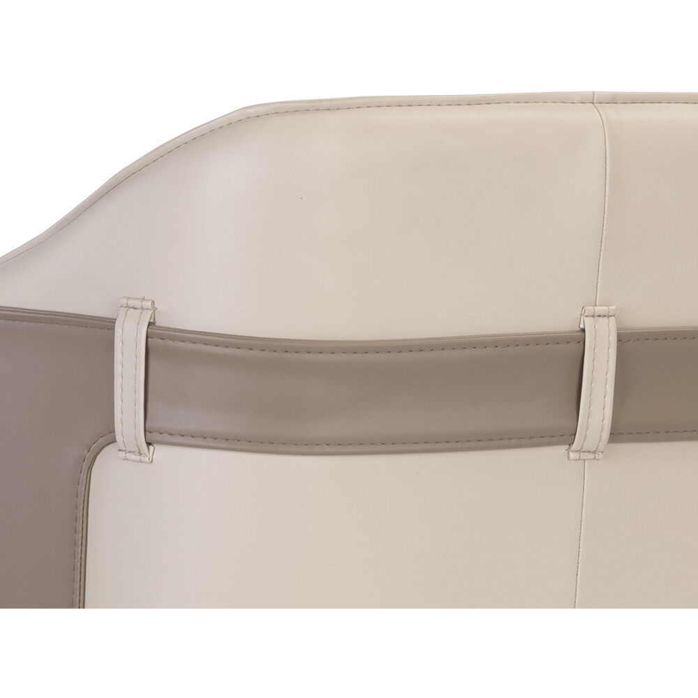 Carter 39.5 inch Napa Beige / Napa Tan Counter Stool